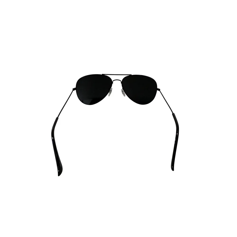 Ray-Ban Aviator Classic Black Metal Sunglasses RB3025 58mm Made in Italy